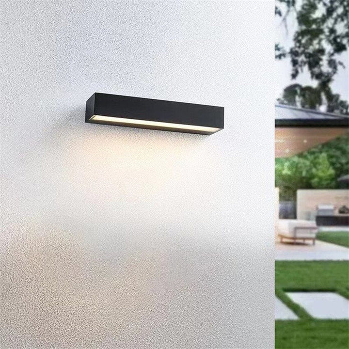 Moderne LED-Wandleuchte für den Aussenbereich – minimalistisches Design