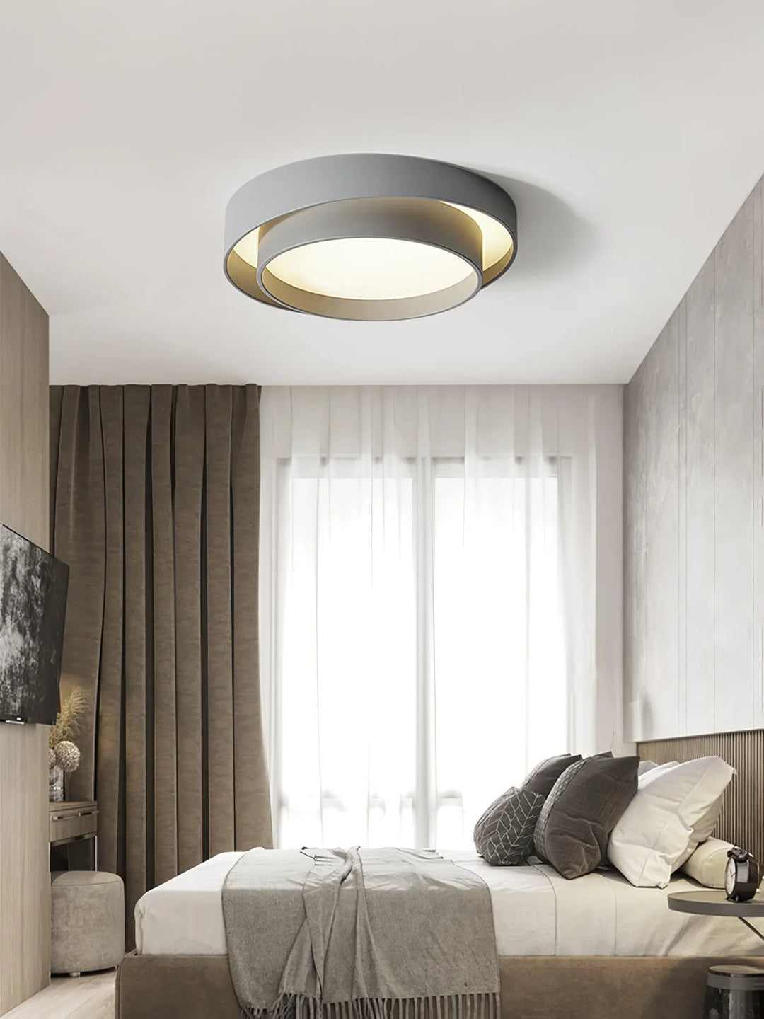 Moderne runde LED-Deckenleuchte für Wohn- und Schlafzimmer