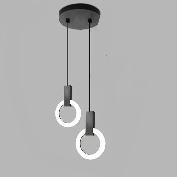 Moderne LED-Pendelleuchte mit Ringdesign