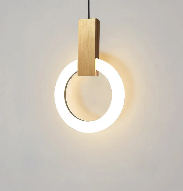 Moderne LED-Pendelleuchte mit Ringdesign