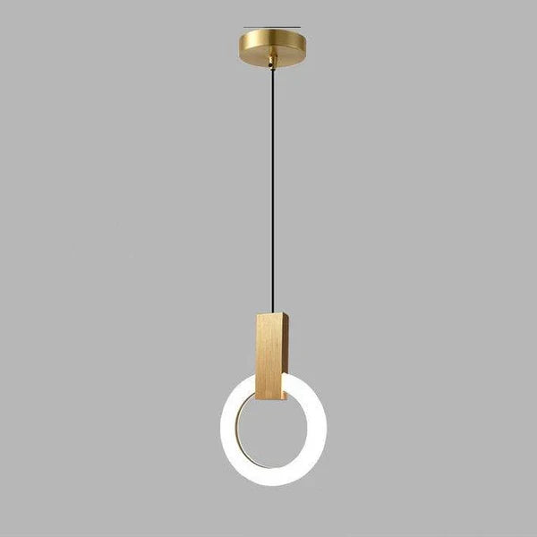Moderne LED-Pendelleuchte mit Ringdesign