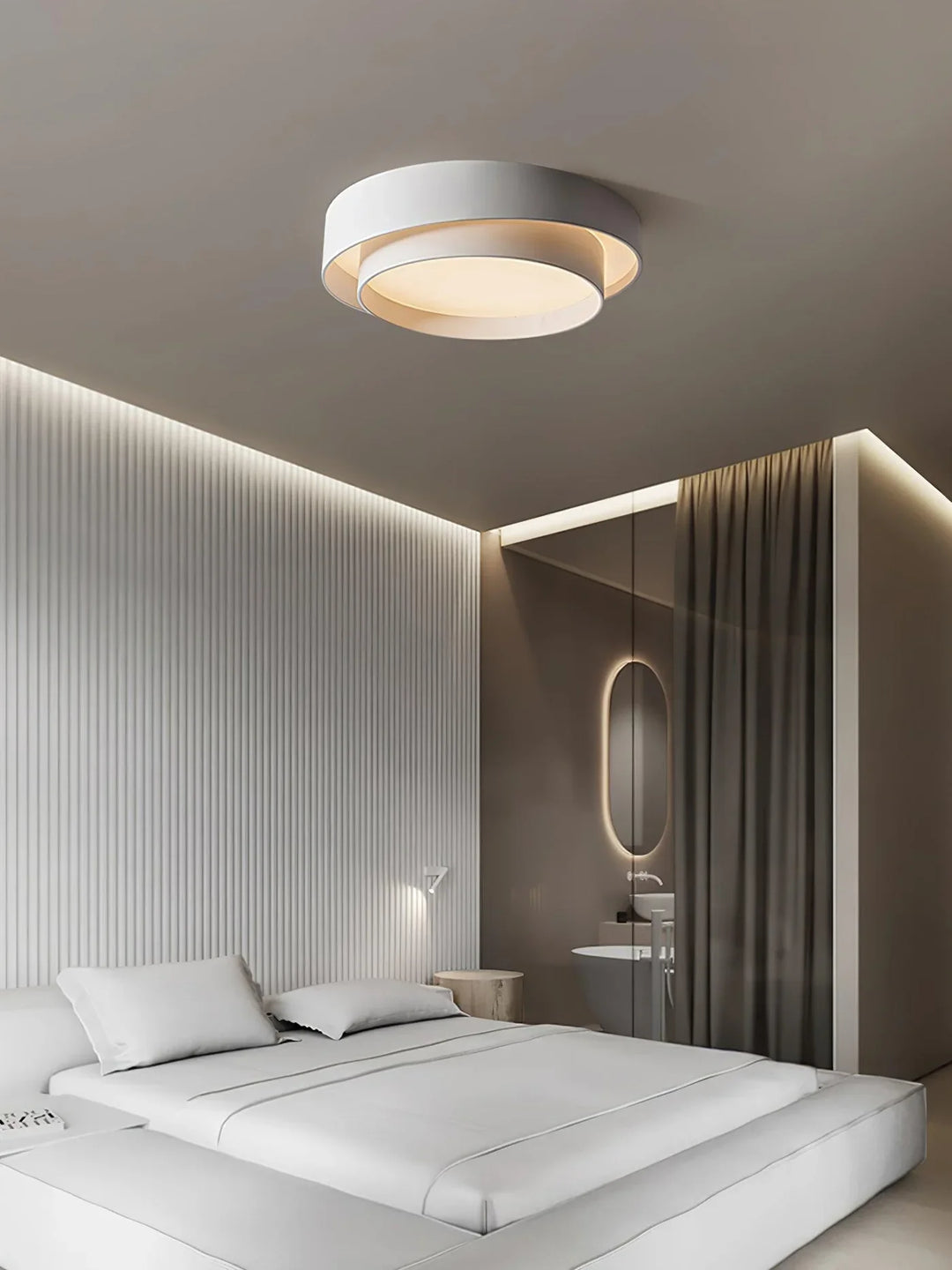 Moderne runde LED-Deckenleuchte für Wohn- und Schlafzimmer