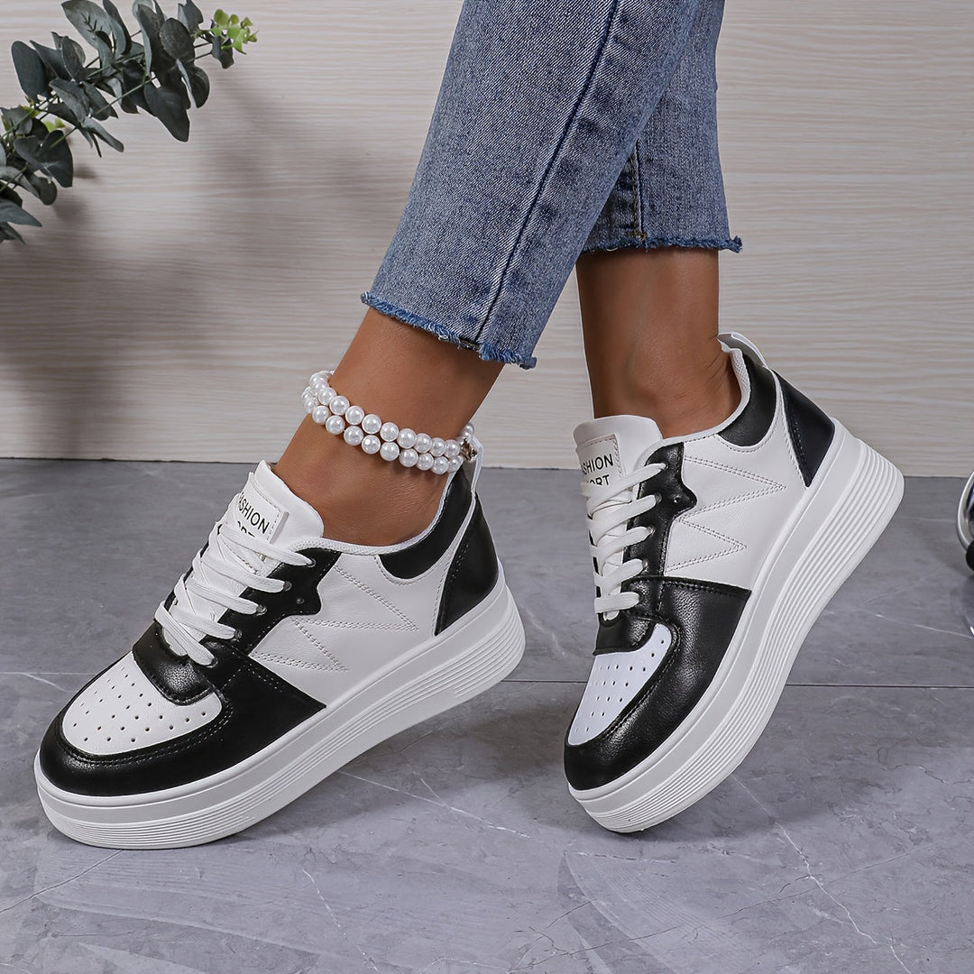 Modische Damen-Sneaker mit dicker Sohle
