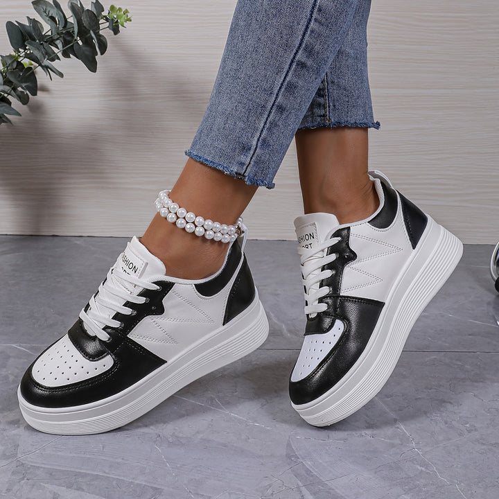 Modische Damen-Sneaker mit dicker Sohle