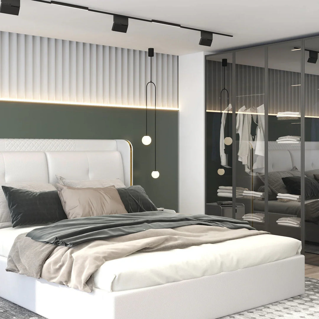 Moderne LED-Pendelleuchte mit kugelförmigen Schirmen – Minimalistisches Design