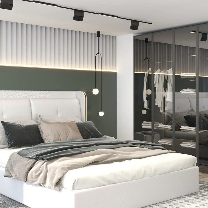 Moderne LED-Pendelleuchte mit kugelförmigen Schirmen – Minimalistisches Design