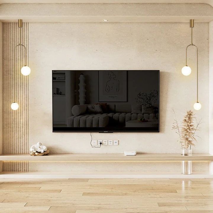 Moderne LED-Pendelleuchte mit kugelförmigen Schirmen – Minimalistisches Design