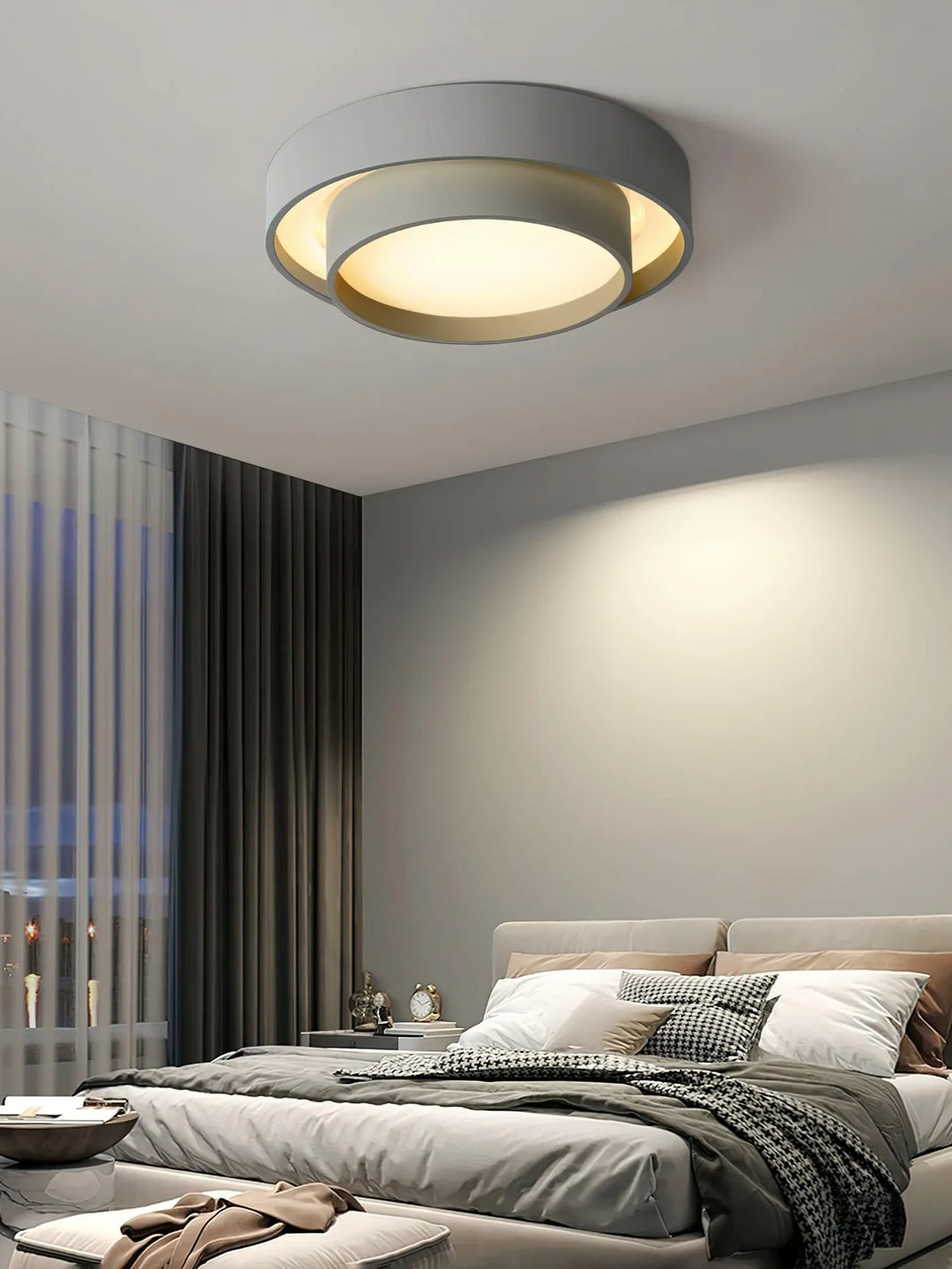 Moderne runde LED-Deckenleuchte für Wohn- und Schlafzimmer