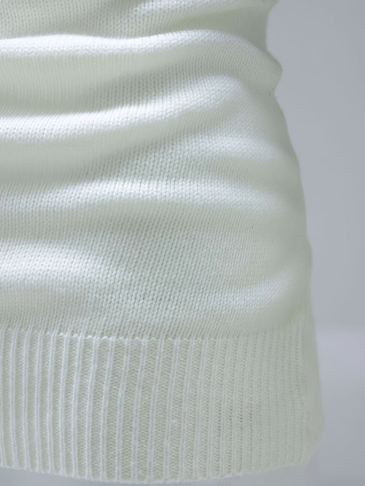 Herrenpullover mit Farbverlauf und gerippten Abschlüssen