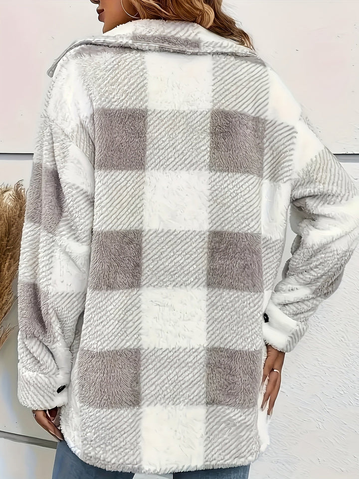 Weiche Hemdjacke im lockeren Schnitt