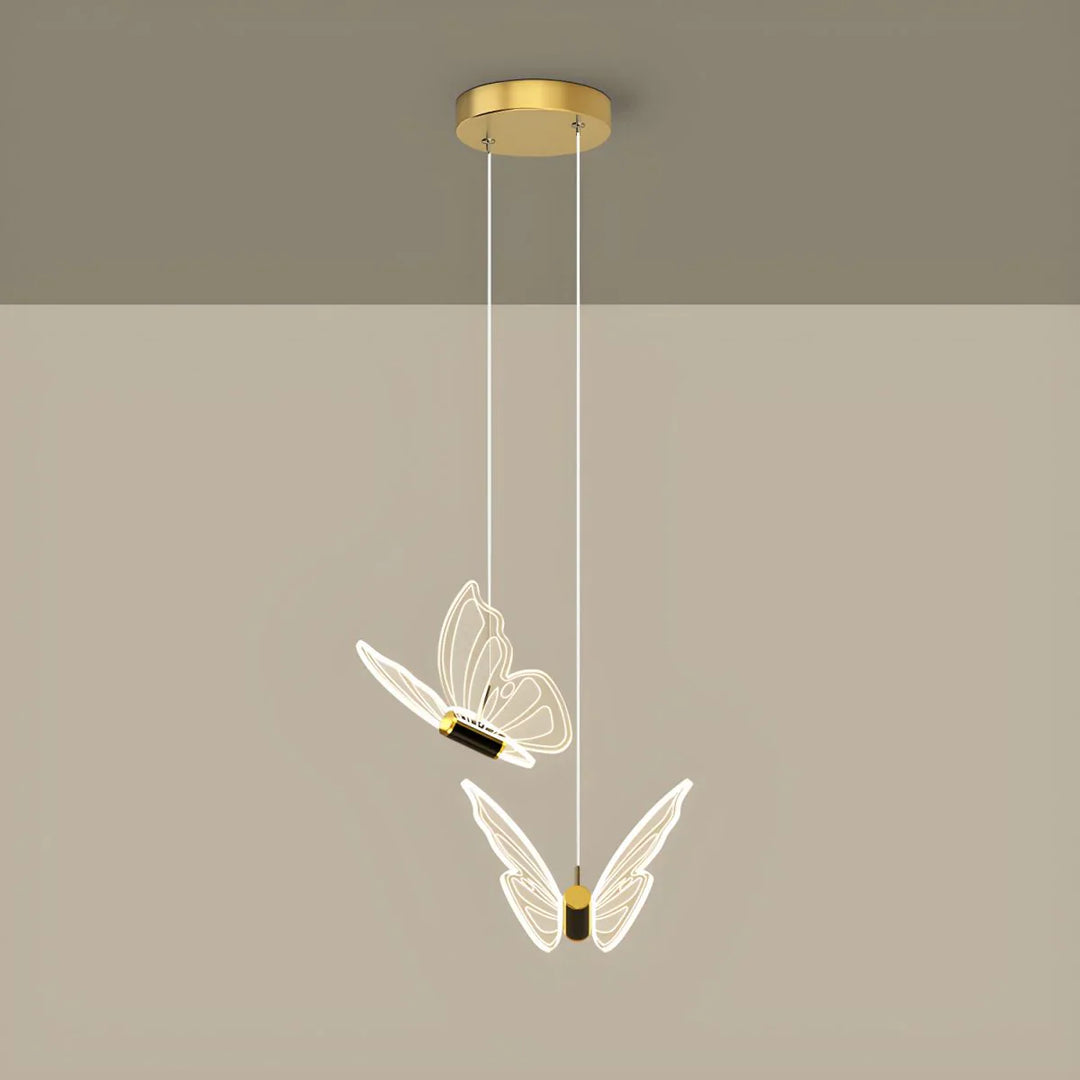 LED-Pendelleuchte in Schmetterlingsform – Designerleuchte für Schlafzimmer und Wohnzimmer