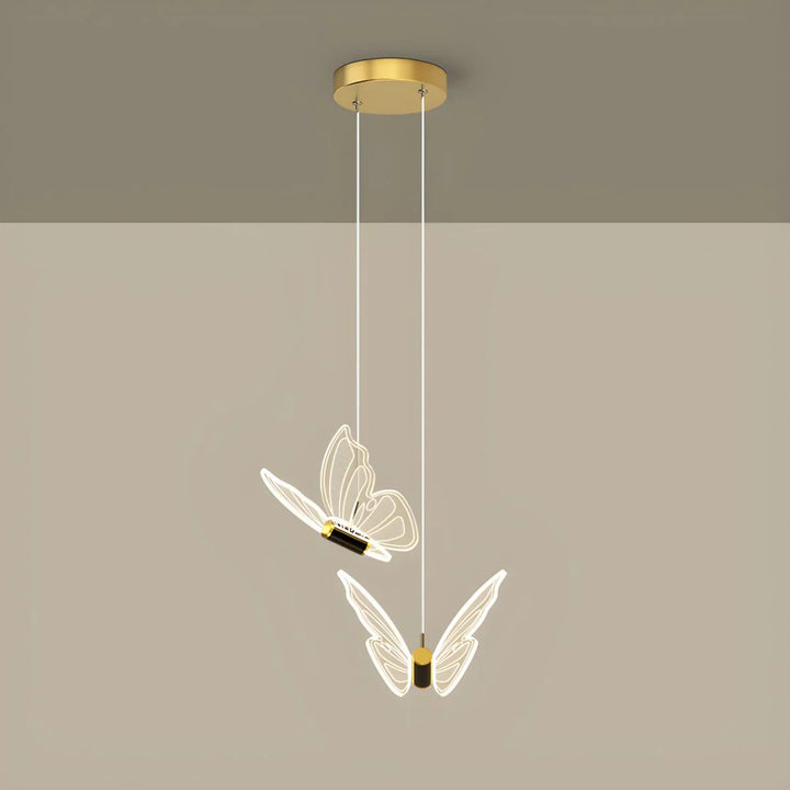 LED-Pendelleuchte in Schmetterlingsform – Designerleuchte für Schlafzimmer und Wohnzimmer