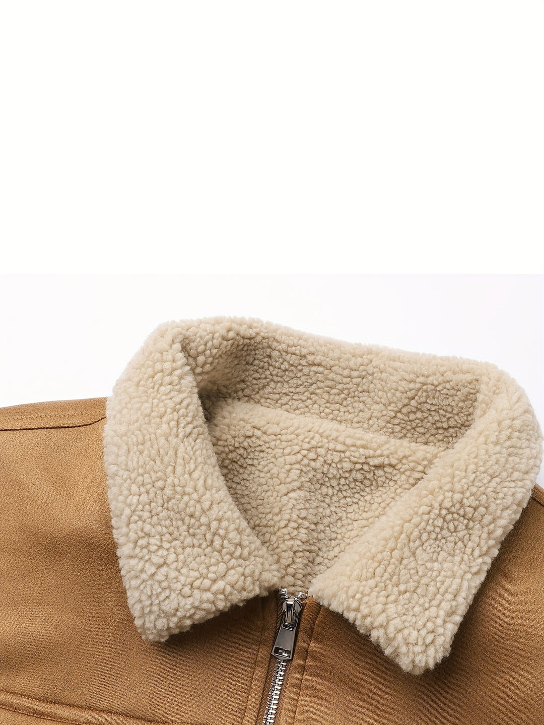 Herrenjacke mit Kragen und Futter
