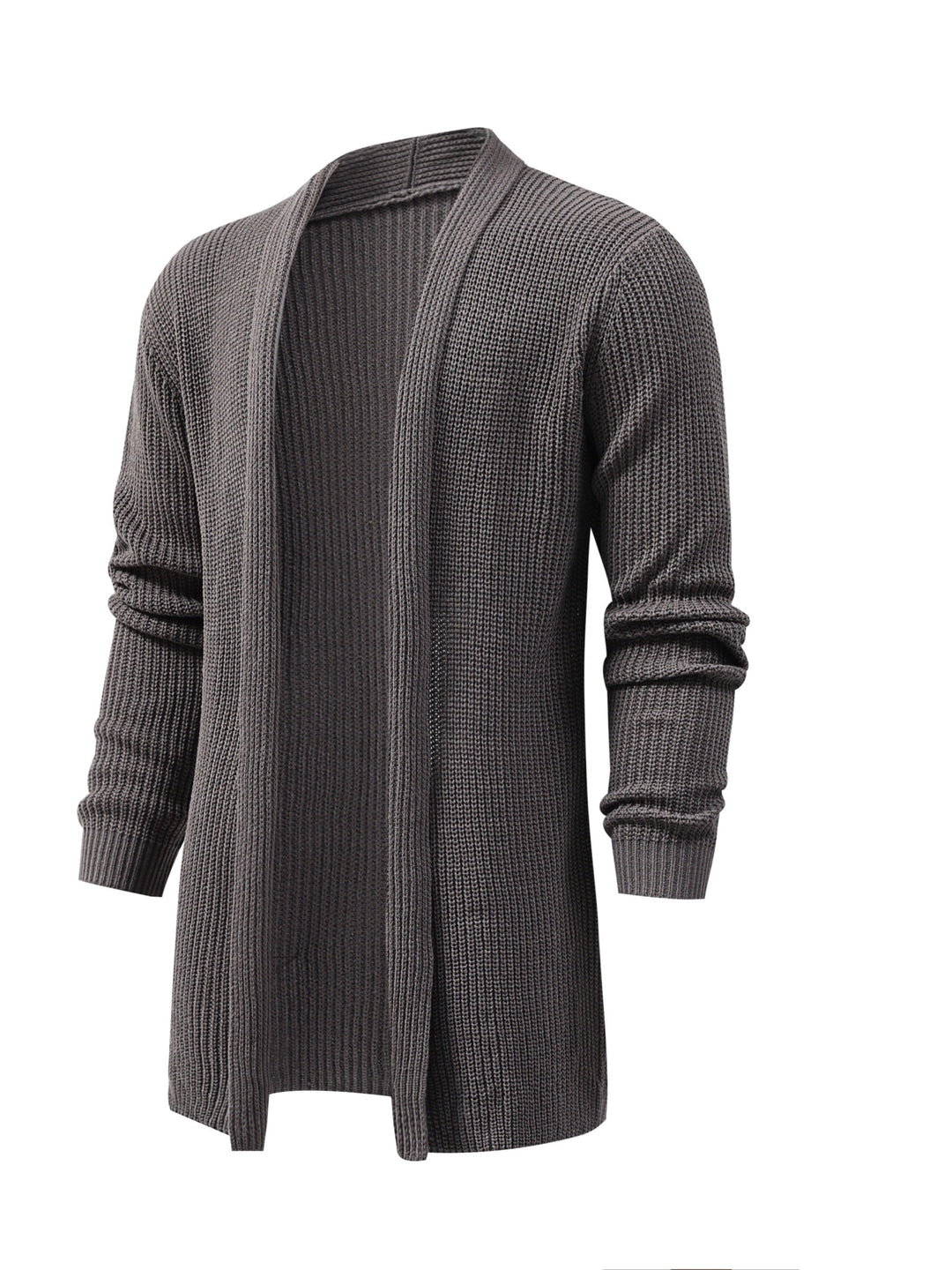 Herren langer Strickcardigan