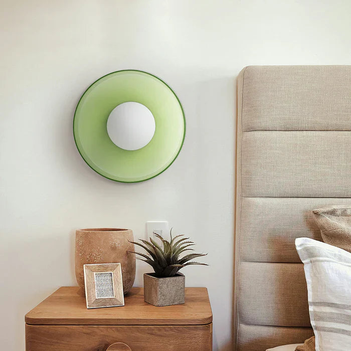 Moderne Deckenleuchte mit Glasschirm – minimalistisches Design