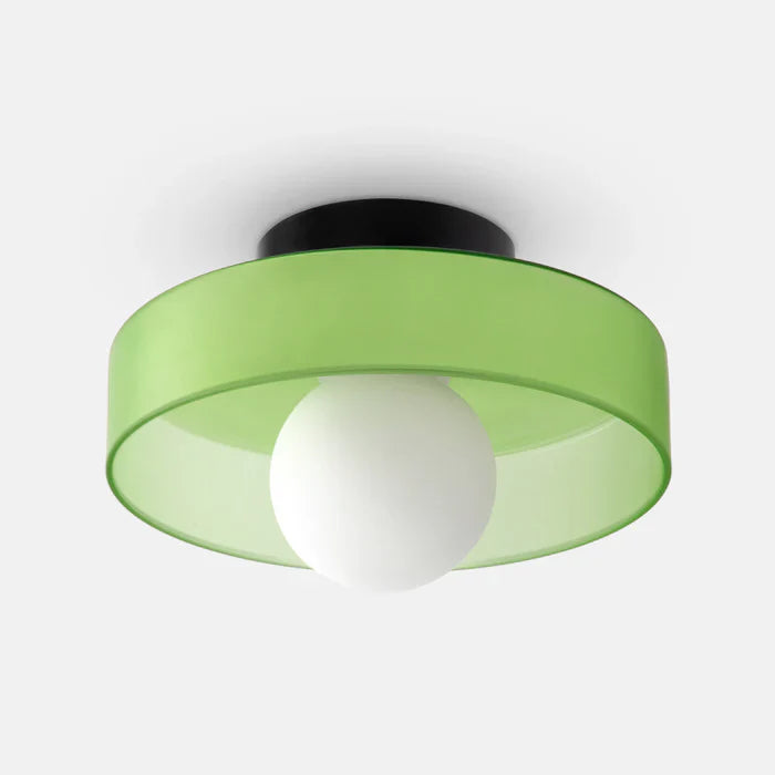 Moderne Deckenleuchte mit Glasschirm – minimalistisches Design