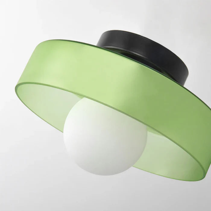 Moderne Deckenleuchte mit Glasschirm – minimalistisches Design