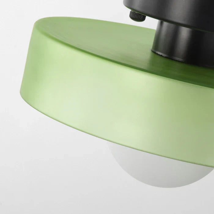 Moderne Deckenleuchte mit Glasschirm – minimalistisches Design