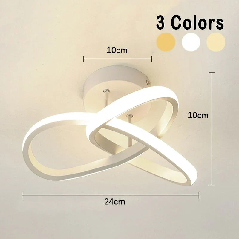Moderne LED-Deckenleuchte – Geometrische Leuchte im modernen Stil