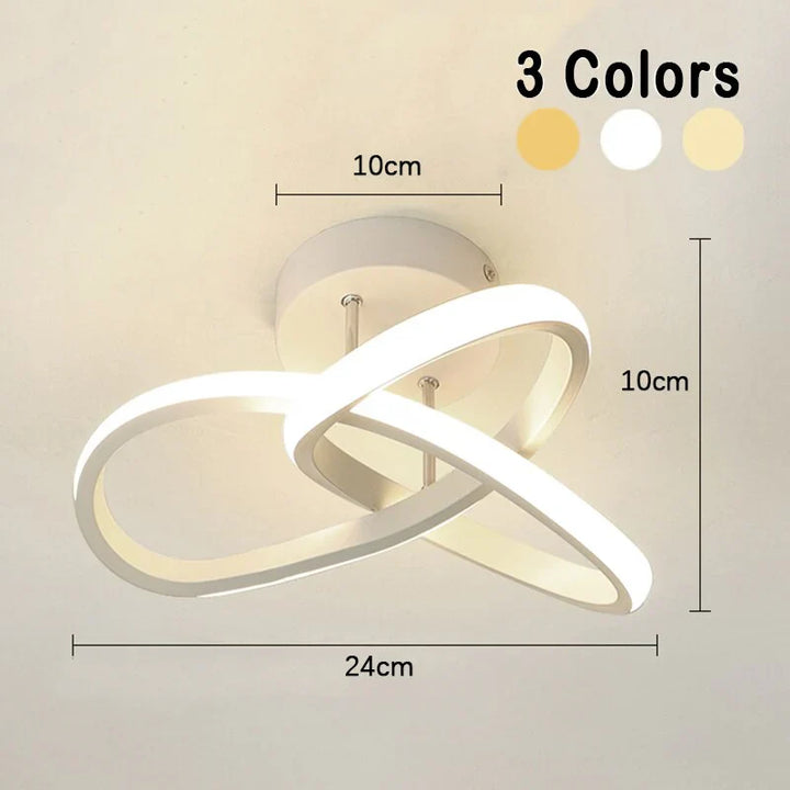 Moderne LED-Deckenleuchte – Geometrische Leuchte im modernen Stil