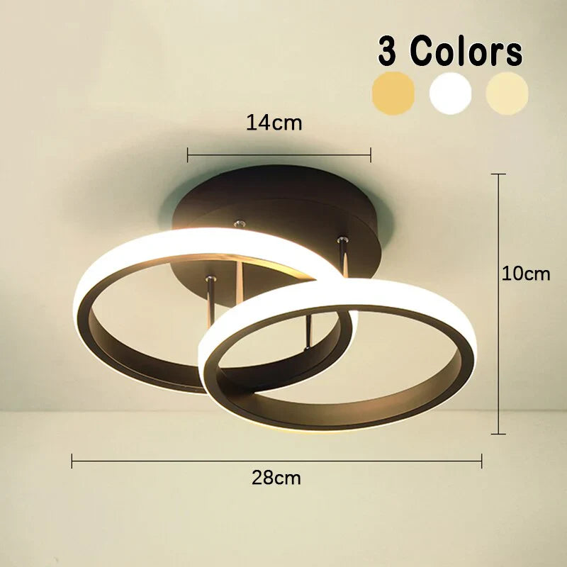 Moderne LED-Deckenleuchte – Geometrische Leuchte im modernen Stil