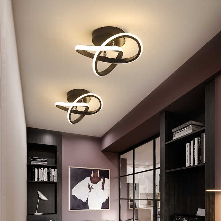 Moderne LED-Deckenleuchte – Geometrische Leuchte im modernen Stil