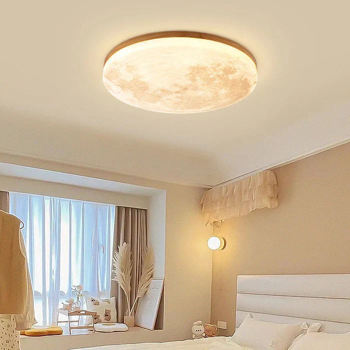 Runde LED-Deckenleuchte Mond