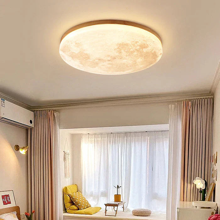 Runde LED-Deckenleuchte Mond