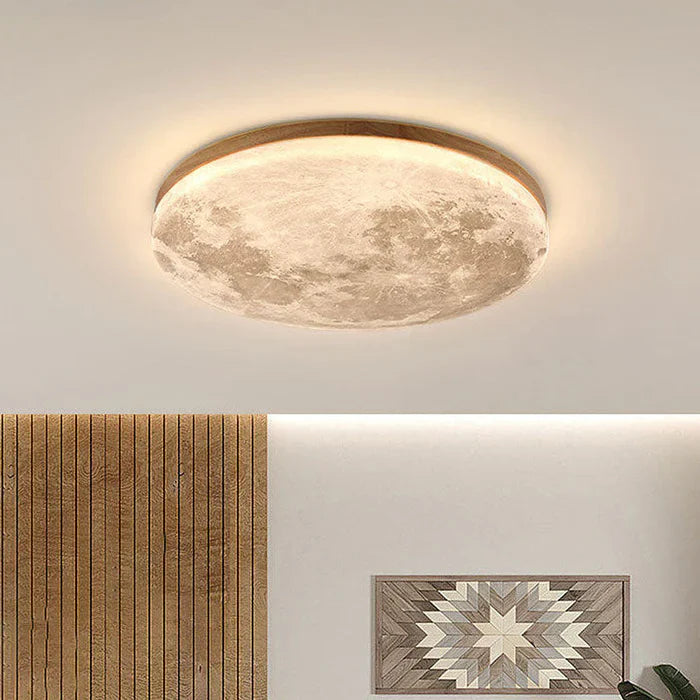 Runde LED-Deckenleuchte Mond