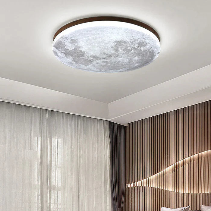 Runde LED-Deckenleuchte Mond
