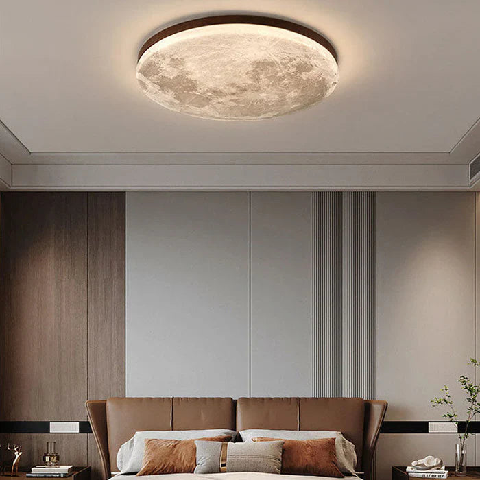 Runde LED-Deckenleuchte Mond