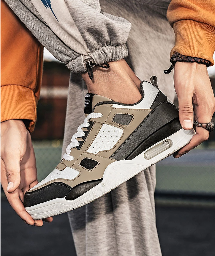 Herren-Sneaker im Retro-Stil mit Dämpfung