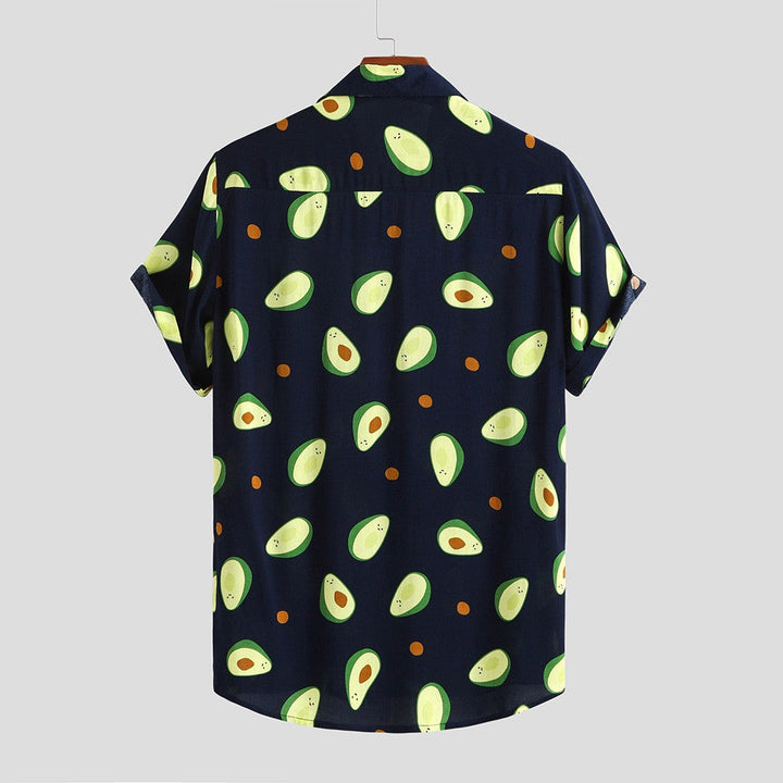 Avocado-Shirt mit kurzen Ärmeln