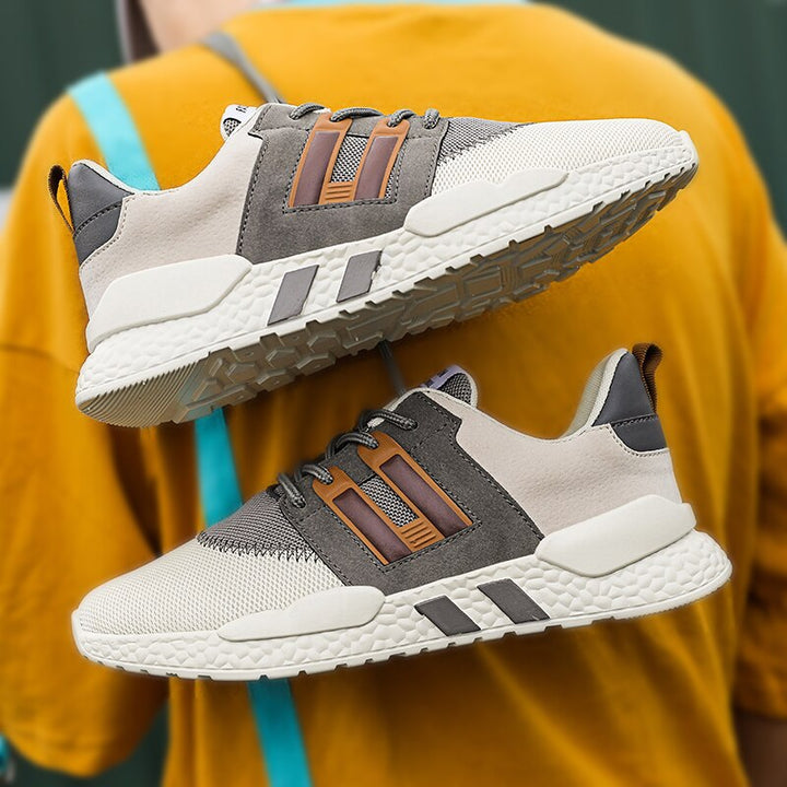 Sportliche Herrenschuhe mit atmungsaktivem Mesh und dämpfender Sohle
