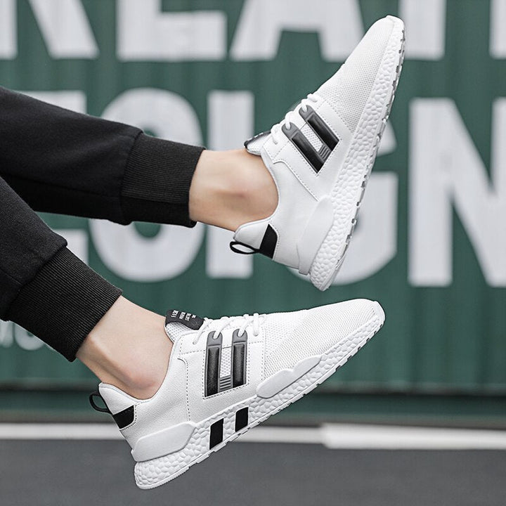 Sportliche Herrenschuhe mit atmungsaktivem Mesh und dämpfender Sohle