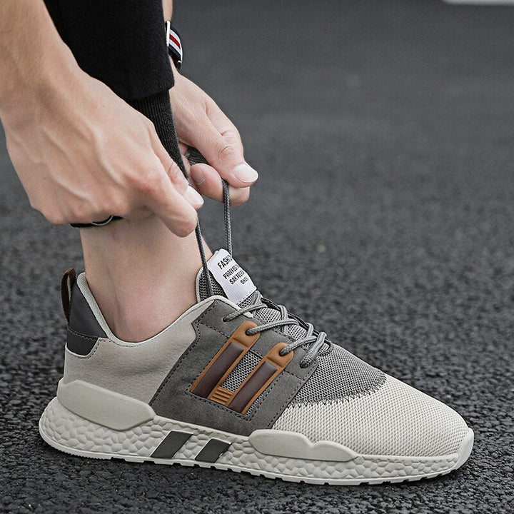 Sportliche Herrenschuhe mit atmungsaktivem Mesh und dämpfender Sohle
