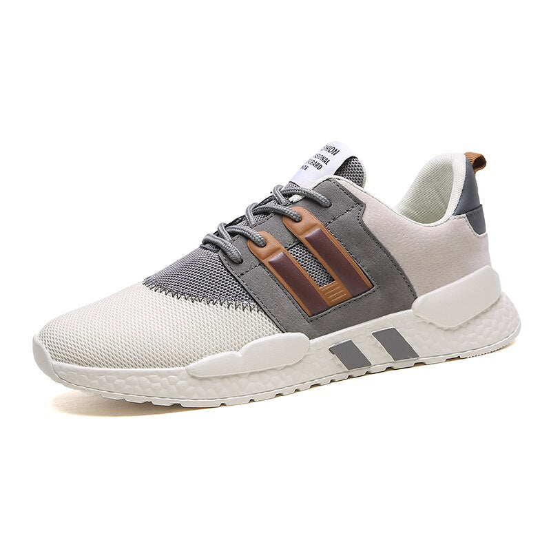 Sportliche Herrenschuhe mit atmungsaktivem Mesh und dämpfender Sohle