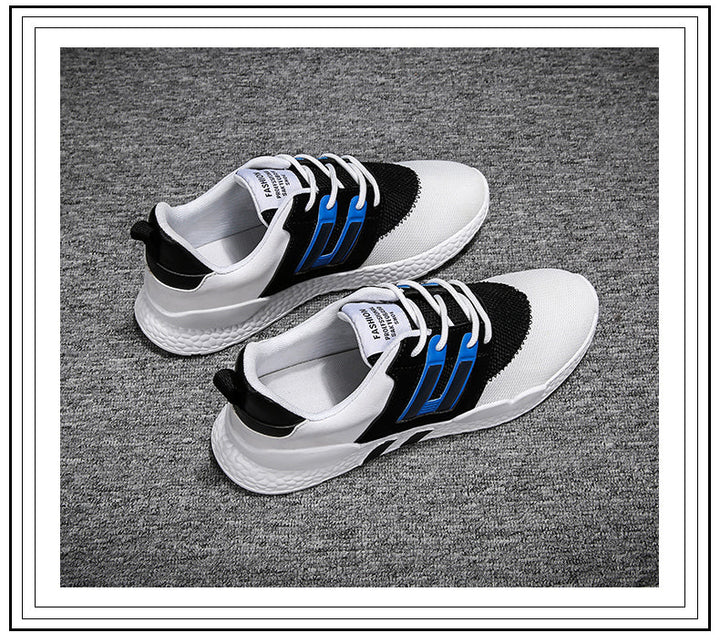 Sportliche Herrenschuhe mit atmungsaktivem Mesh und dämpfender Sohle