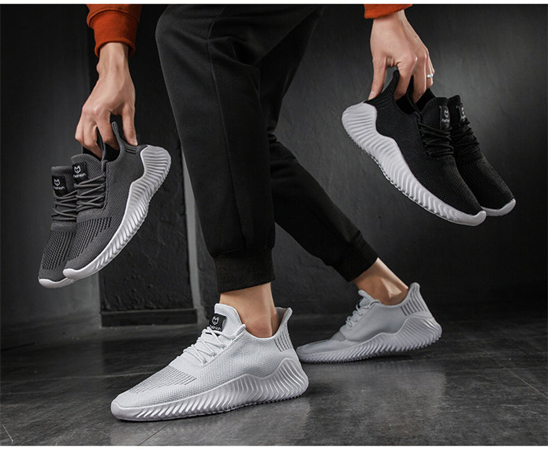 Herren-Sneaker-Sportschuhe mit modernem Design und atmungsaktivem Mesh