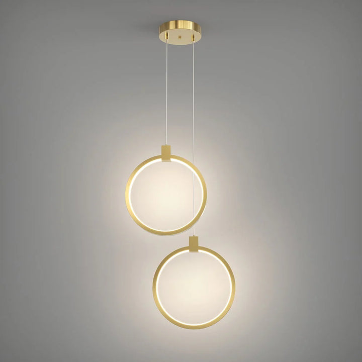Moderne geometrische LED-Pendelleuchte