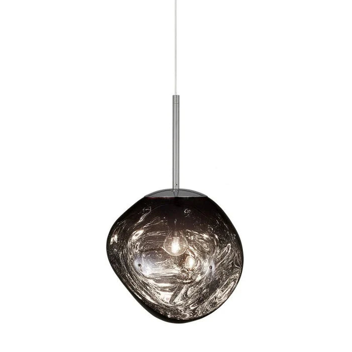 Designer-Pendelleuchte mit geschmolzener Kugelform