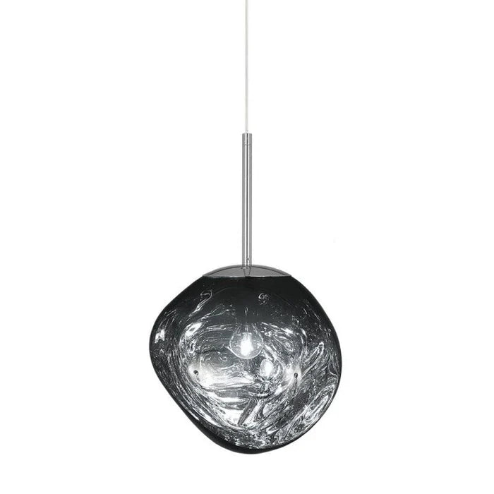 Designer-Pendelleuchte mit geschmolzener Kugelform