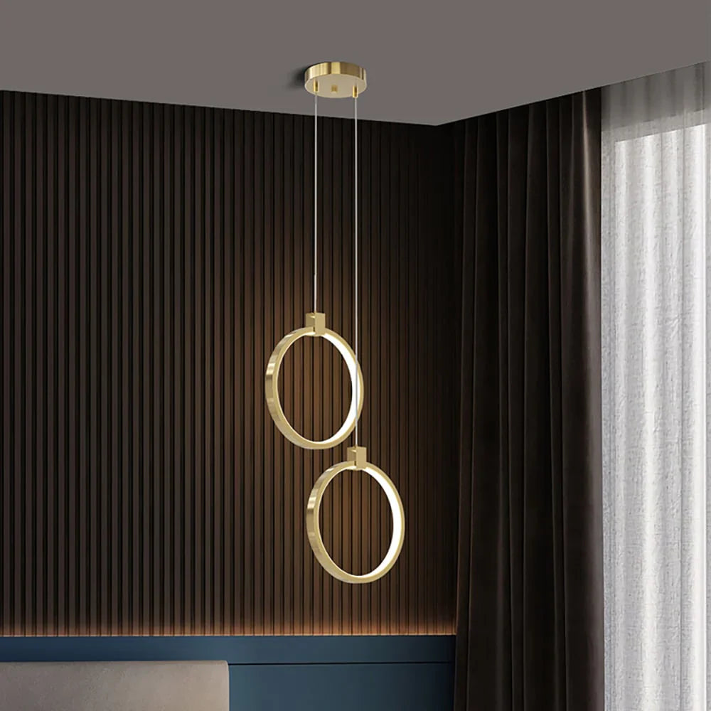 Moderne geometrische LED-Pendelleuchte