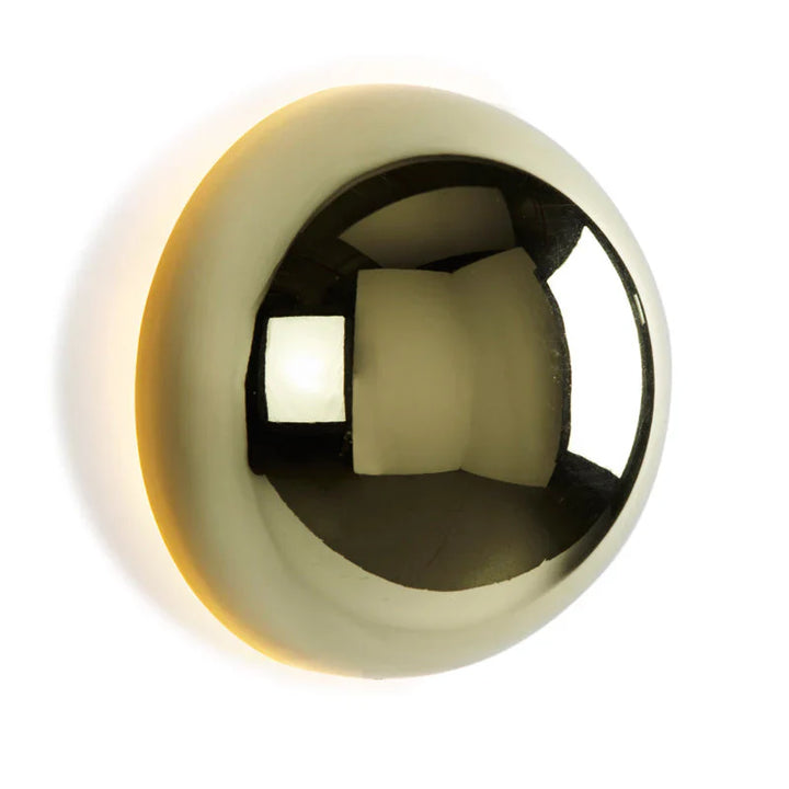 Moderne LED-Wandleuchte mit Kugelform und Halo-Effekt