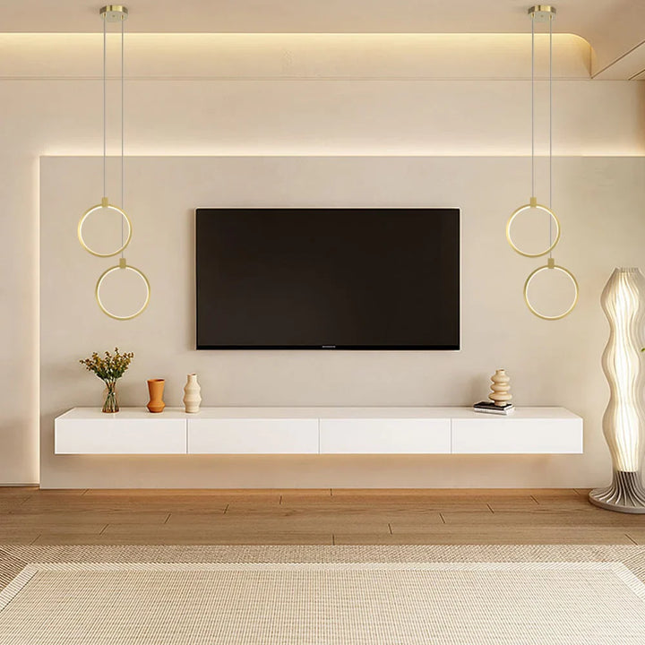 Moderne geometrische LED-Pendelleuchte
