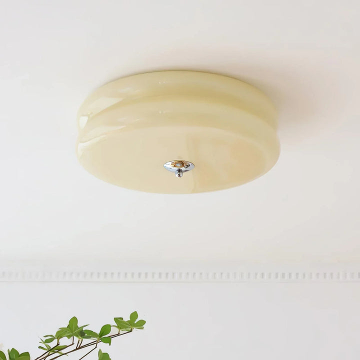 Moderne LED-Deckenleuchte – Runde Aufbauleuchte für Schlafzimmer, Wohnzimmer und Flur