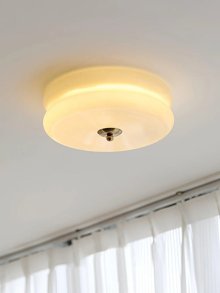 Moderne LED-Deckenleuchte – Runde Aufbauleuchte für Schlafzimmer, Wohnzimmer und Flur