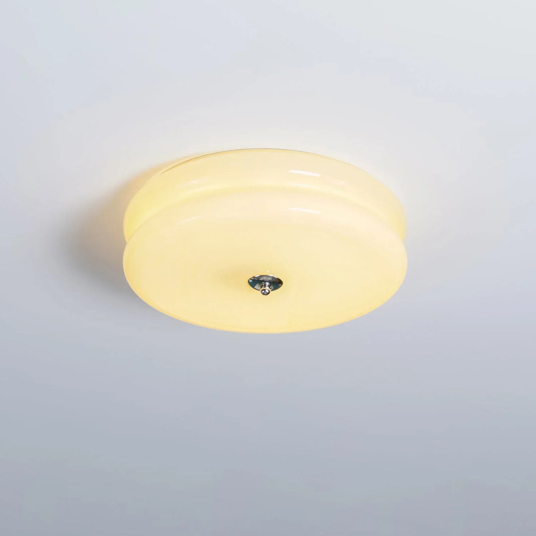 Moderne LED-Deckenleuchte – Runde Aufbauleuchte für Schlafzimmer, Wohnzimmer und Flur