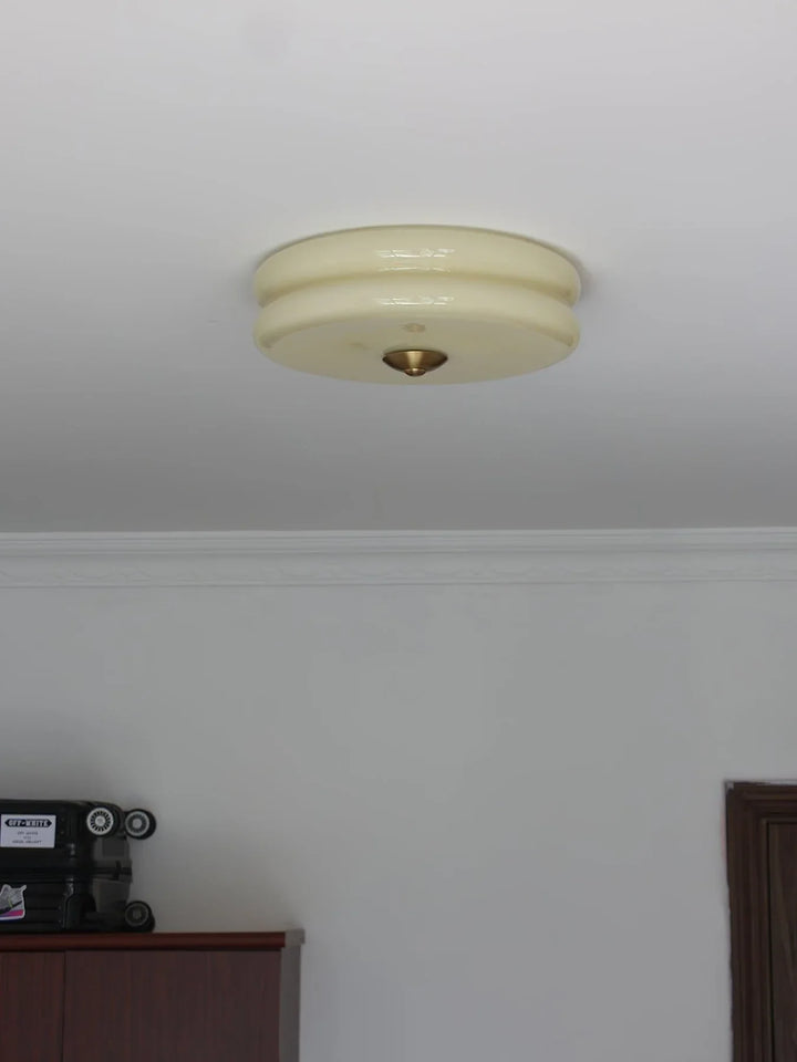 Moderne LED-Deckenleuchte – Runde Aufbauleuchte für Schlafzimmer, Wohnzimmer und Flur