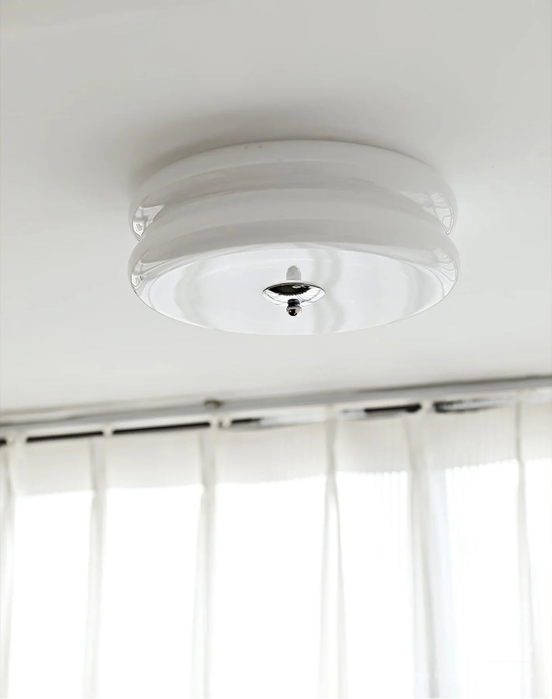 Moderne LED-Deckenleuchte – Runde Aufbauleuchte für Schlafzimmer, Wohnzimmer und Flur
